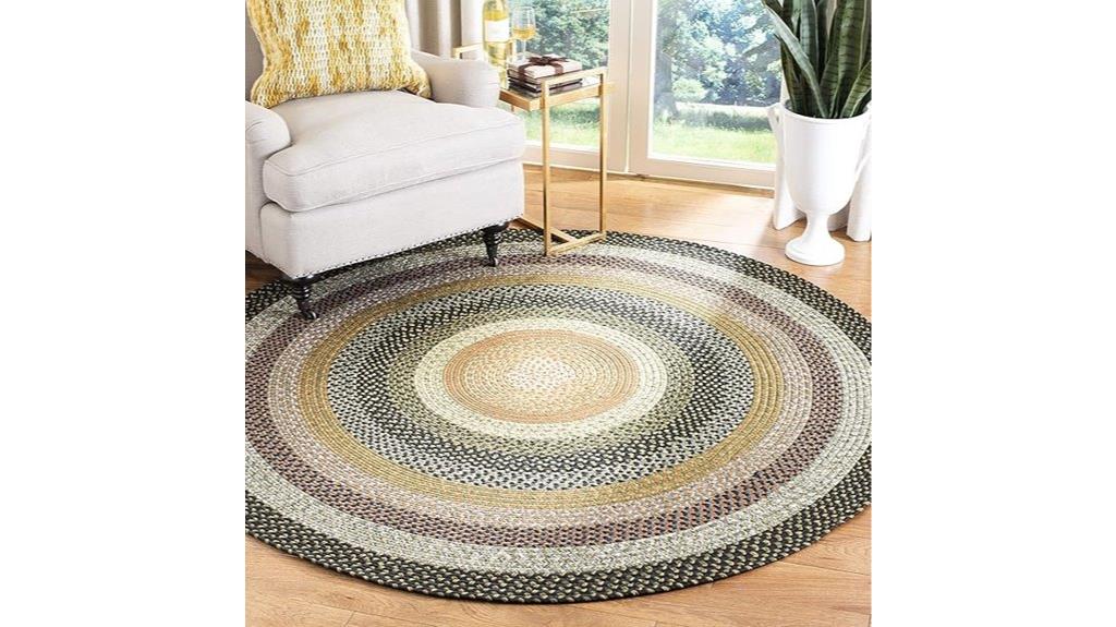 washable braided rug