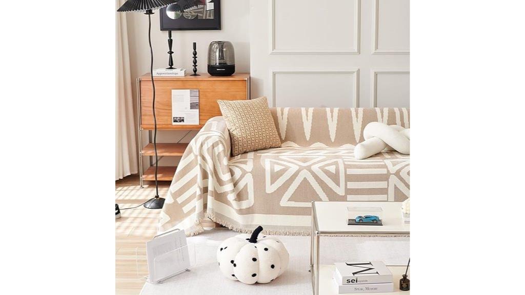 washable chenille couch protector