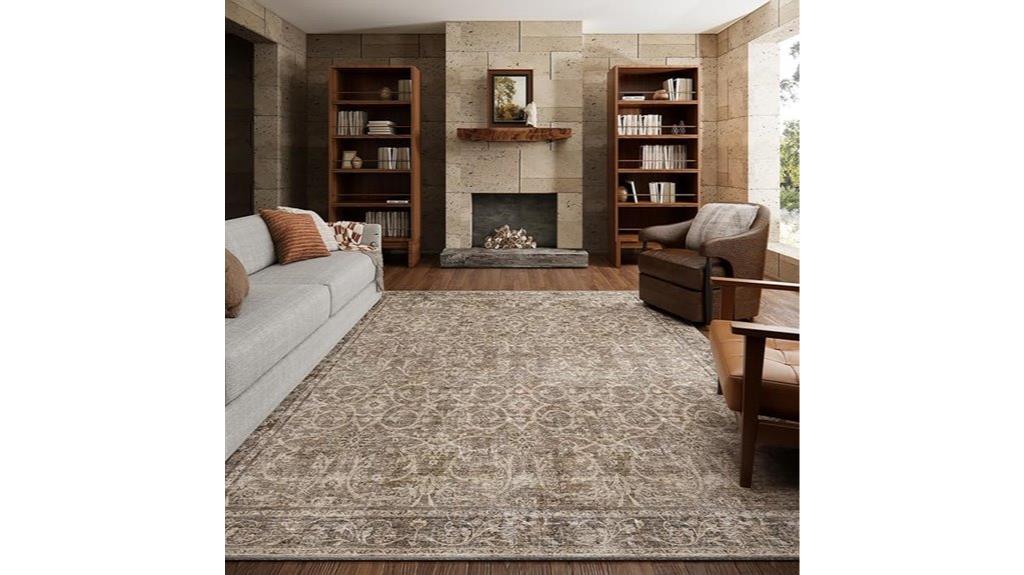 washable non slip stain resistant rugs