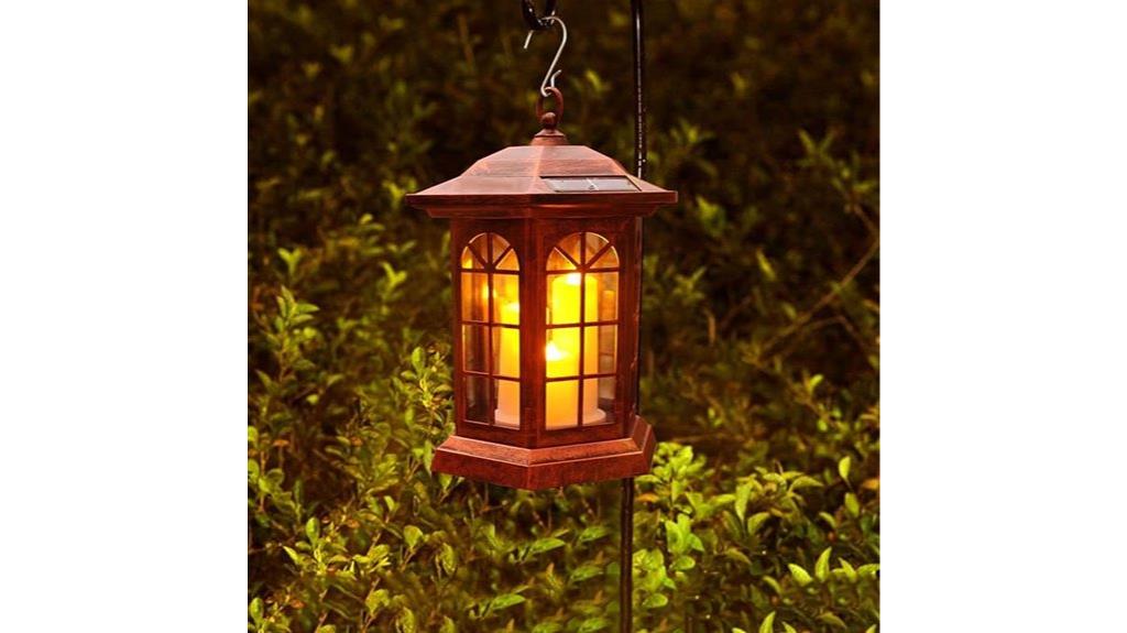 waterproof solar hanging lantern