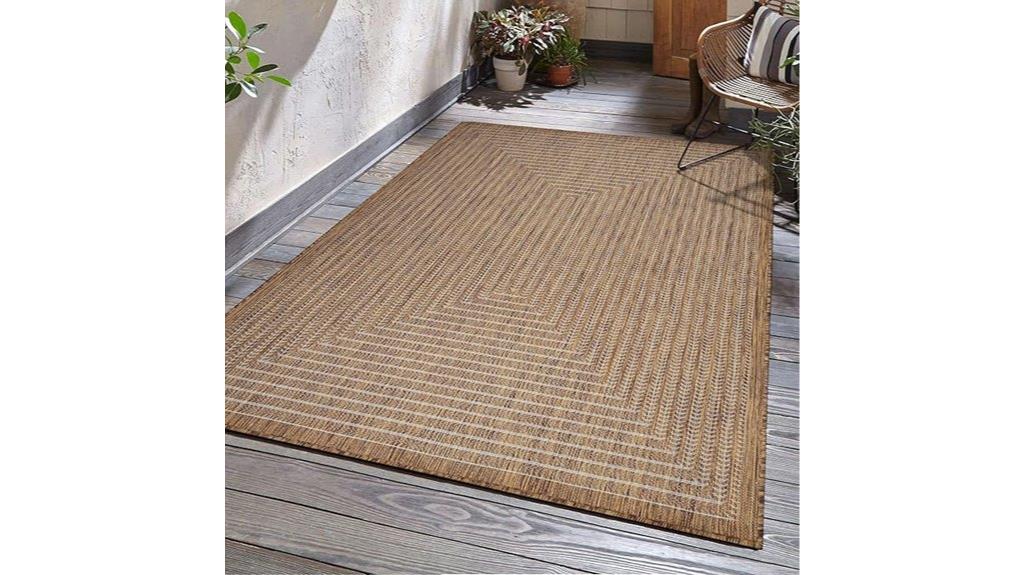 weather resistant indoor outdoor rug