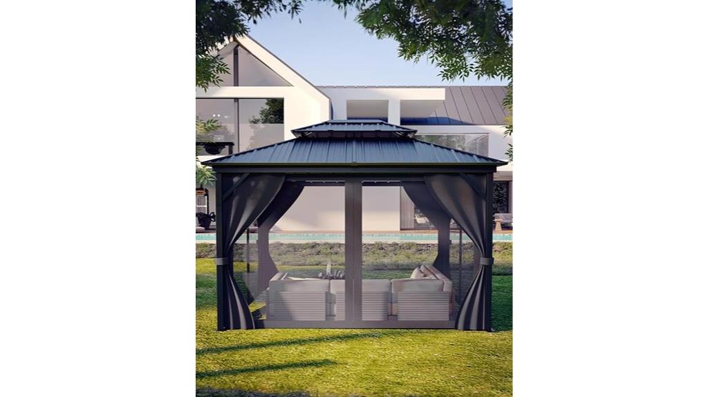 weatherproof 10x14 gazebo