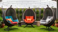 weatherproof durable egg chairs