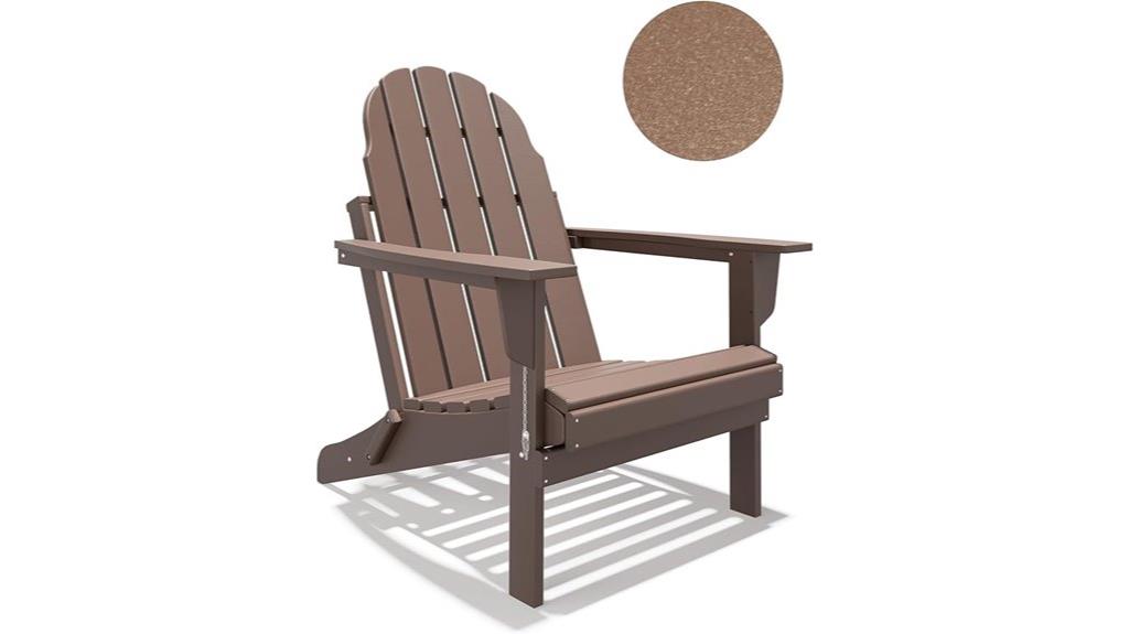 weatherproof foldable patio chair