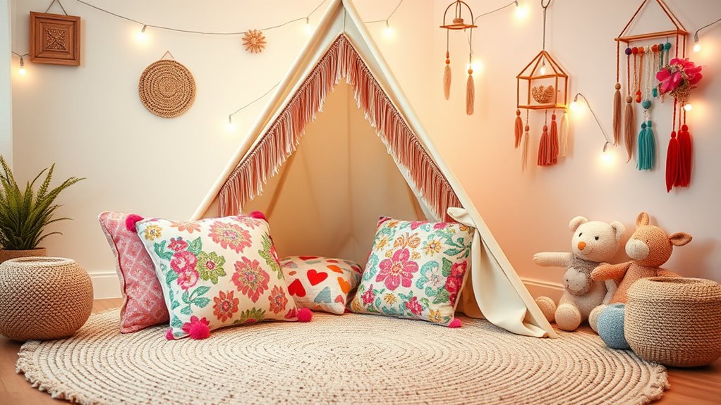 whimsical decor and lighting