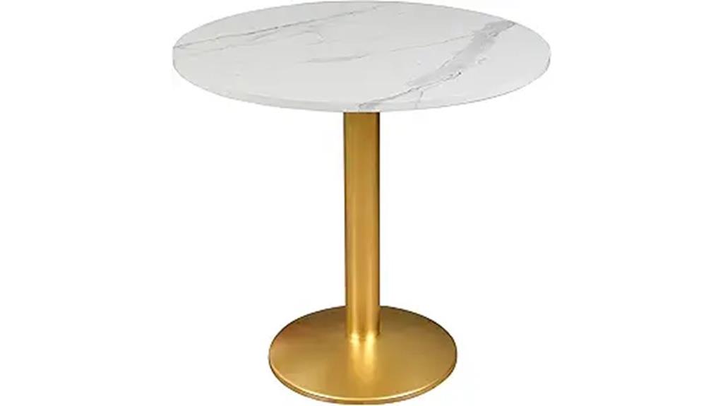 white marble gold frame