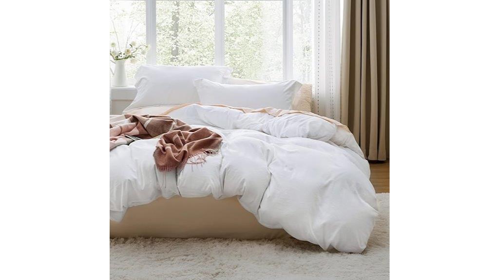 white oversized king duvet