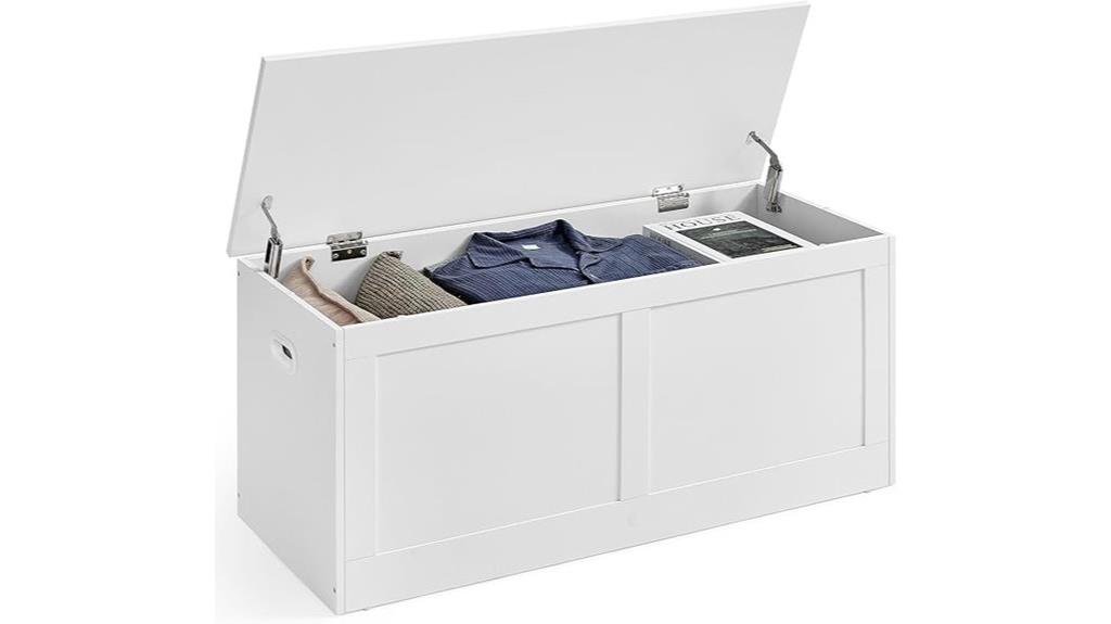 white storage chest dimensions
