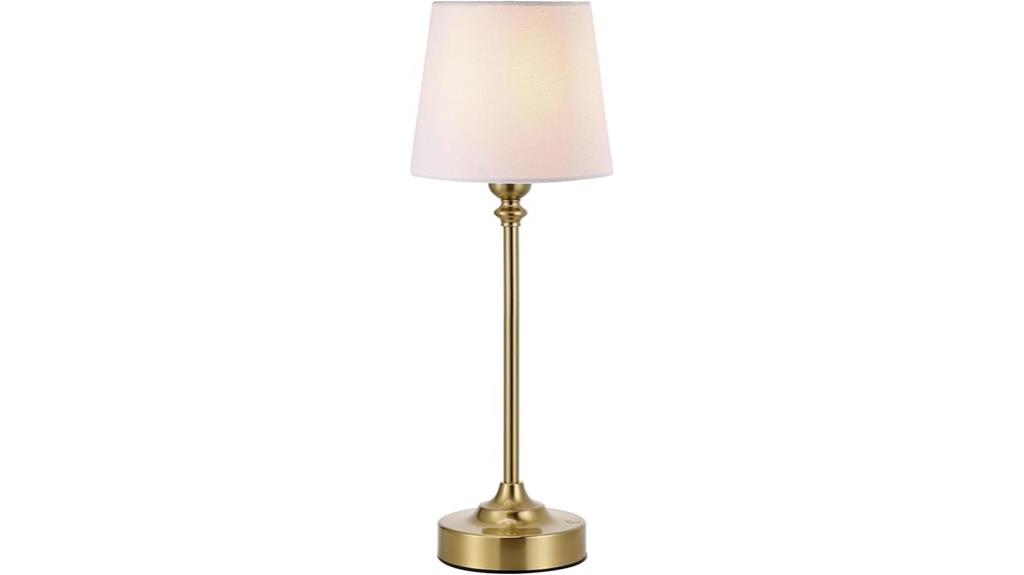 wireless gold touch lamp