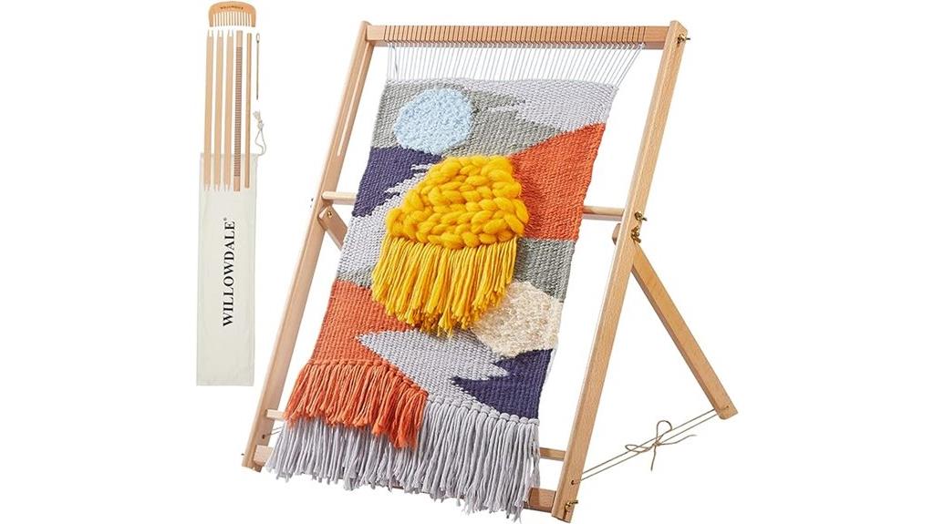 wooden extra large weaving loom