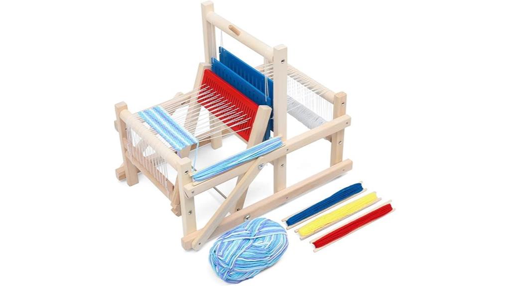 wooden kids weaving loom