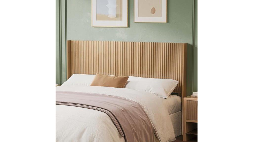 wooden wall mounted headboard