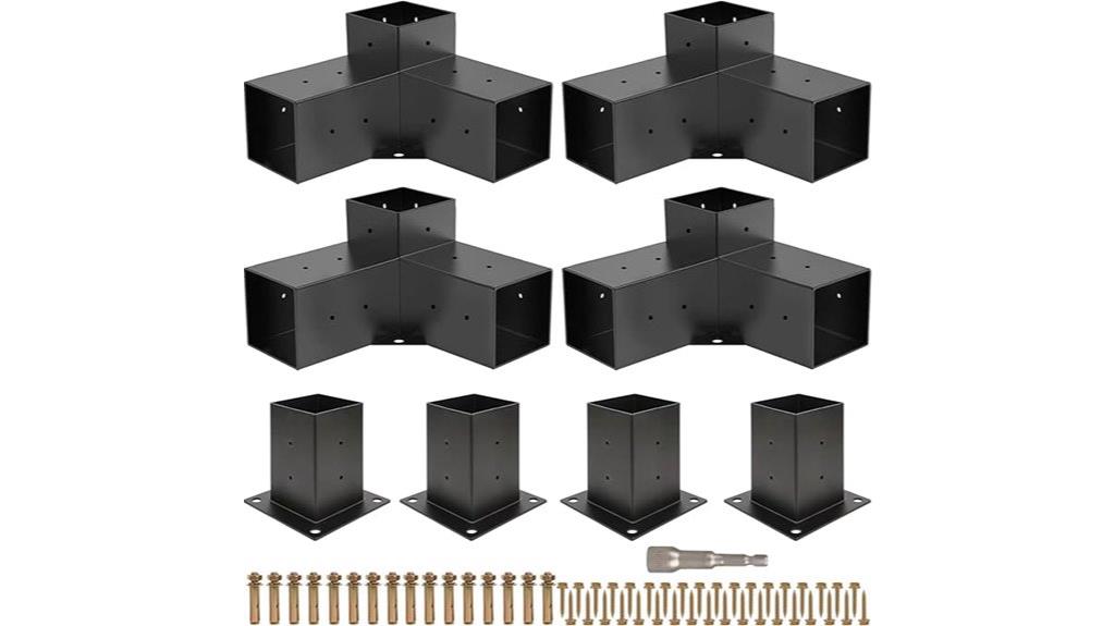 woodworking pergola corner kit