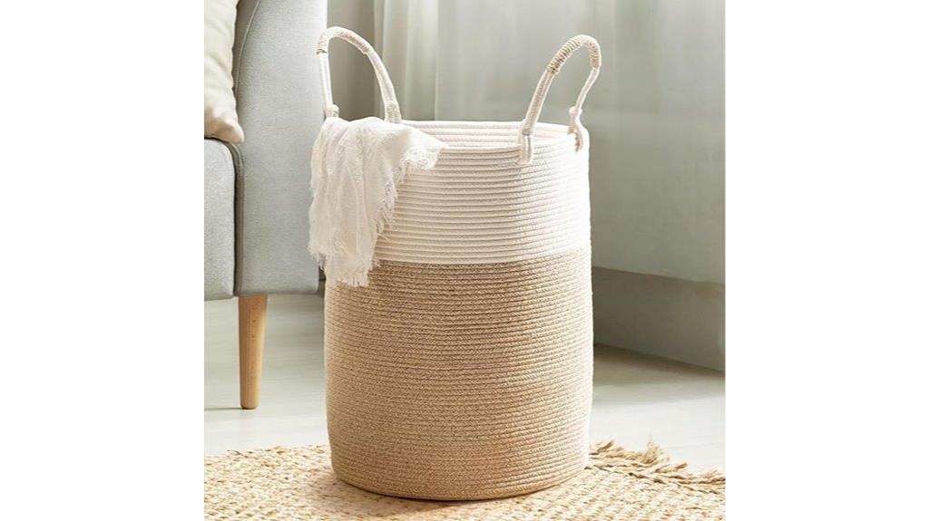 woven cotton rope laundry