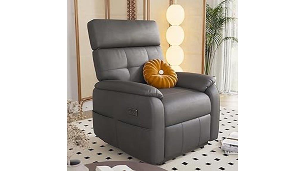 zero gravity recliner with ports
