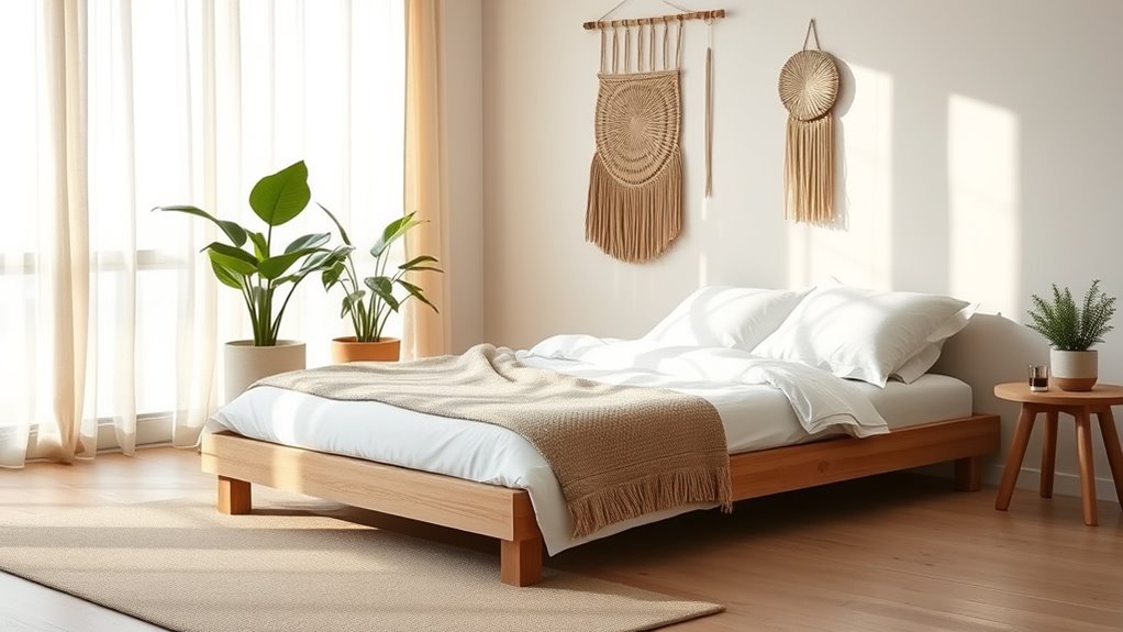 balanced boho minimalist decor