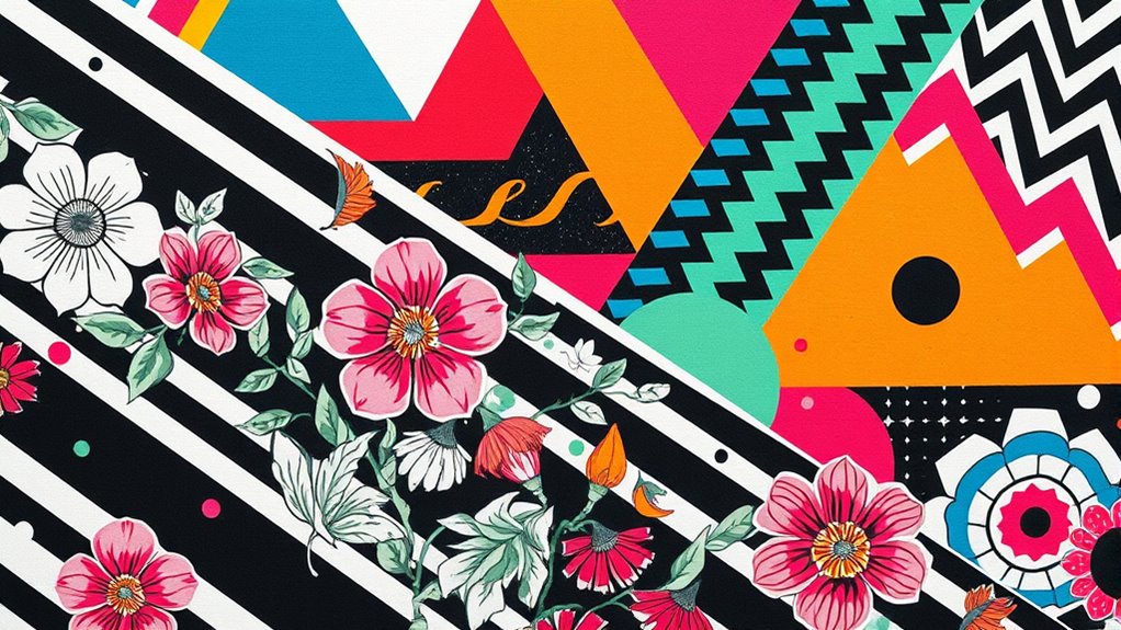 balanced pattern color coordination