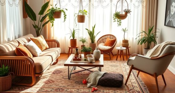 bohemian pet friendly decor