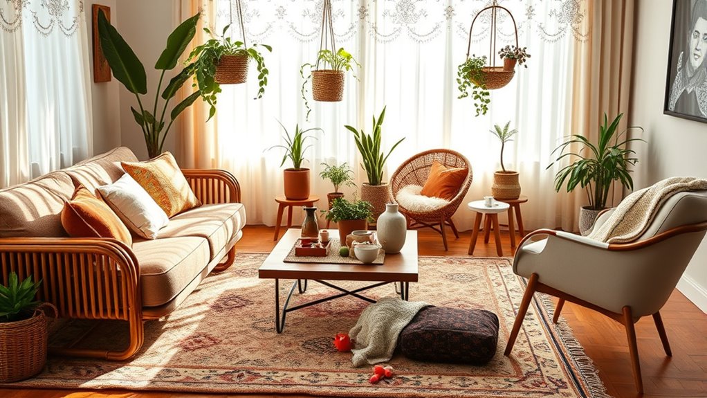 bohemian pet friendly decor