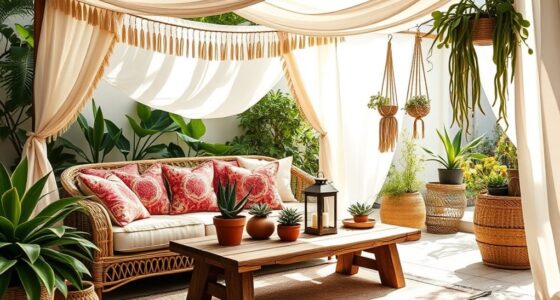 boho outdoor seamless transitions