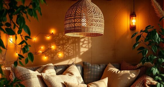 boho style statement lighting