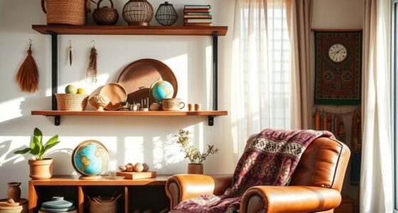 boho travel decor integration