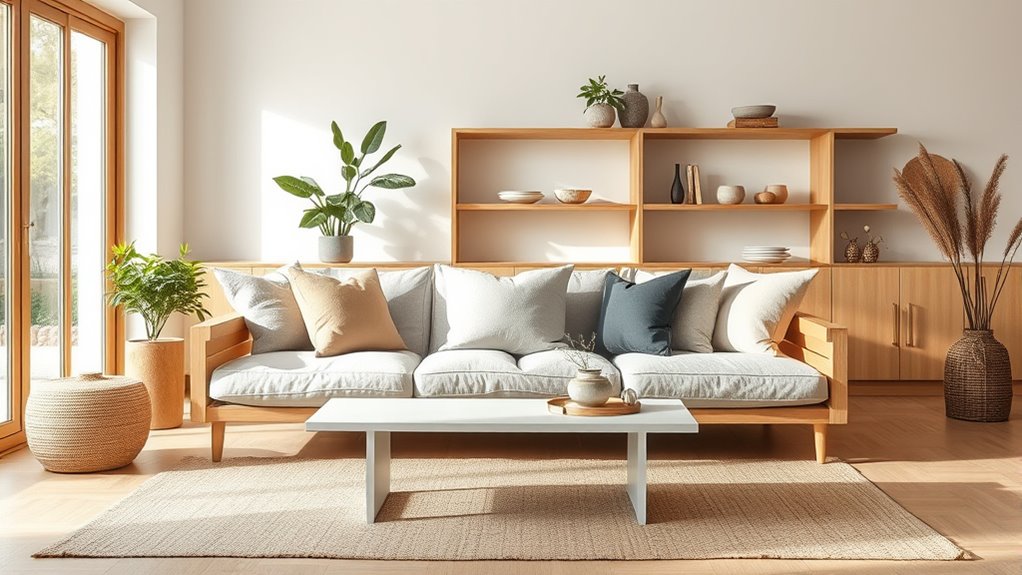 calm simple cozy interiors