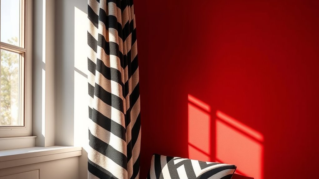 colorful block pattern mixing