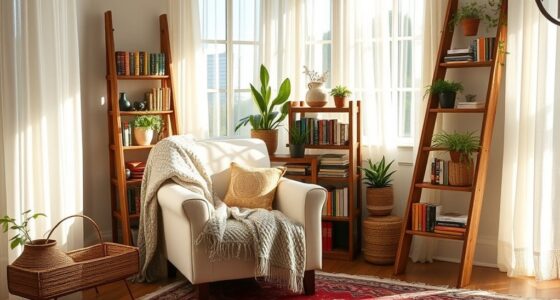 cozy boho reading spaces