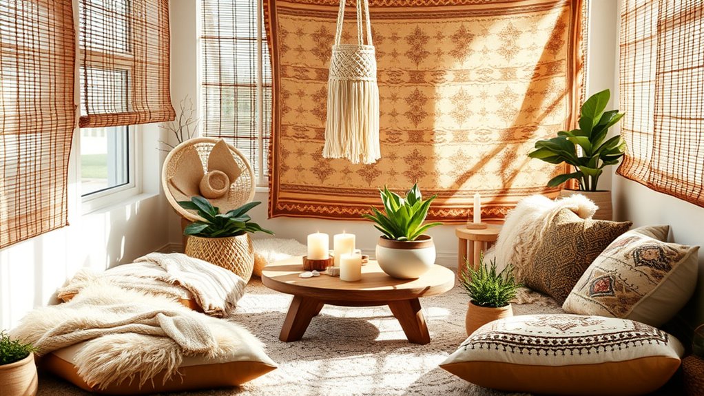 cozy boho relaxation corners