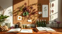 crafting botanical display pieces