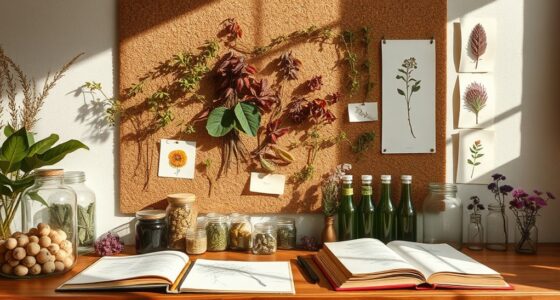 crafting botanical display pieces