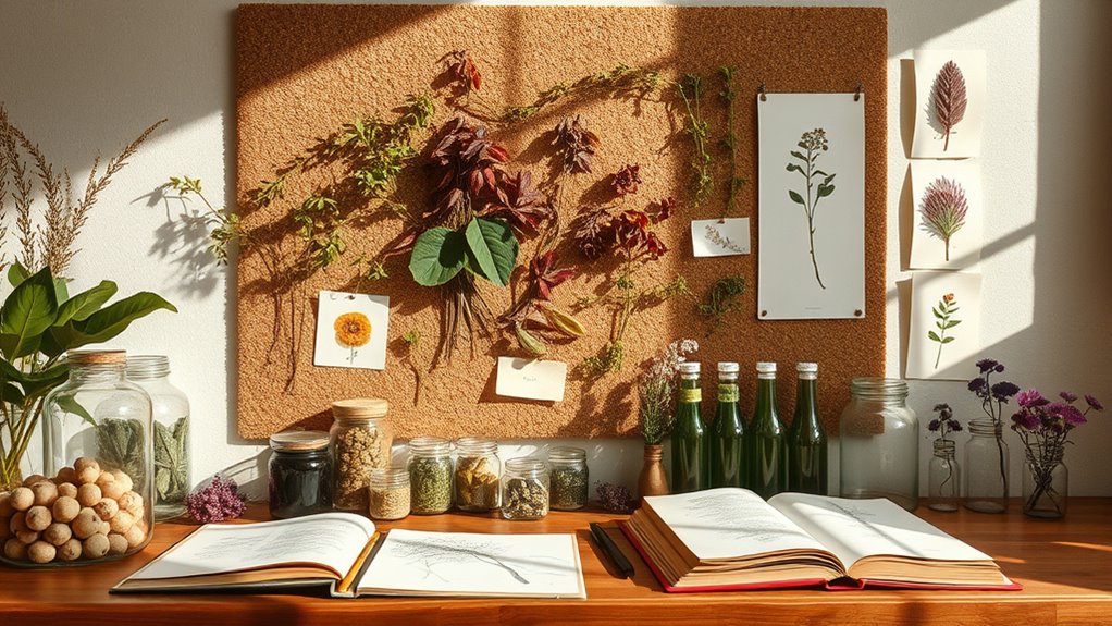 crafting botanical display pieces