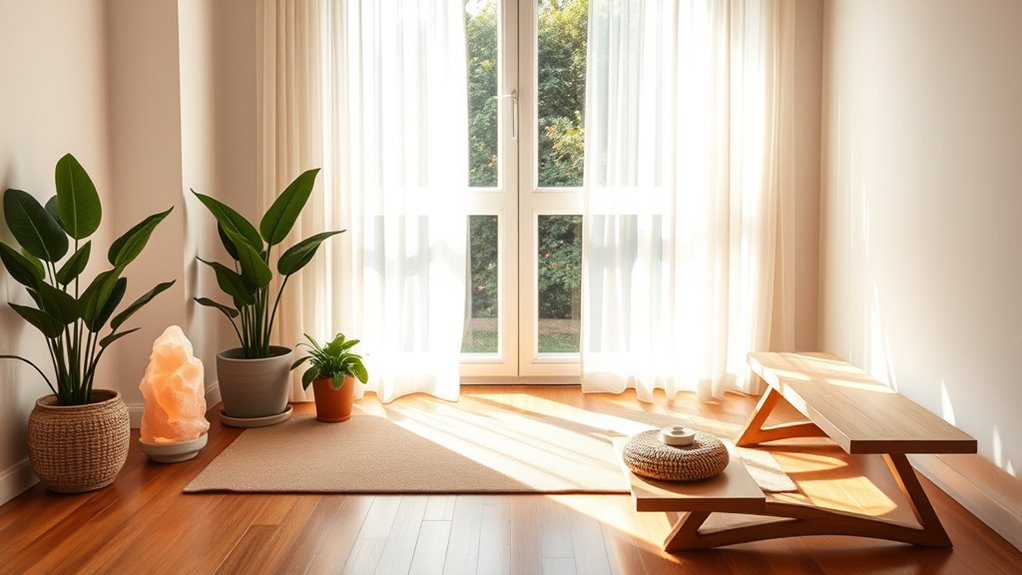 create calm natural environment