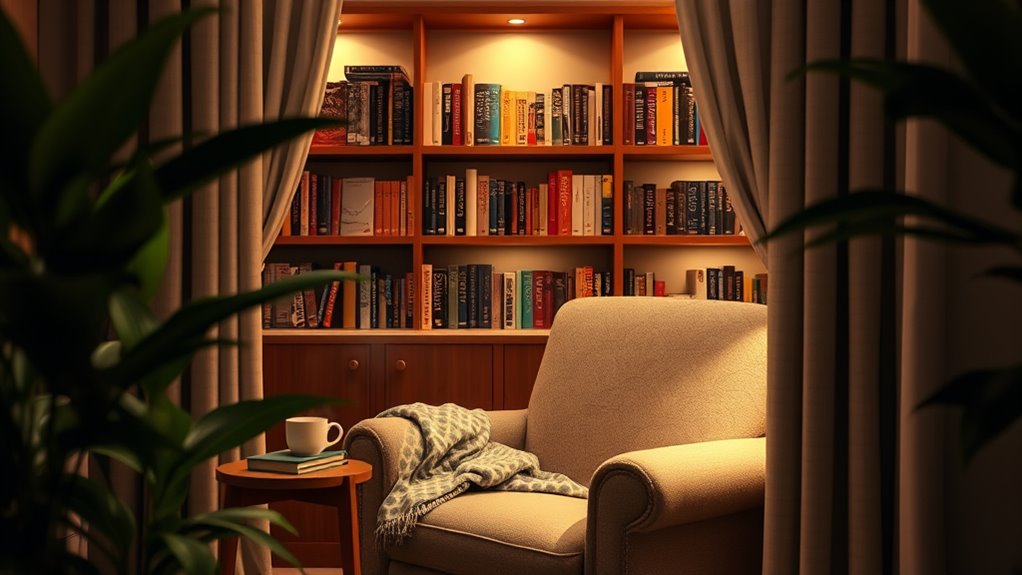 create cozy reading sanctuary