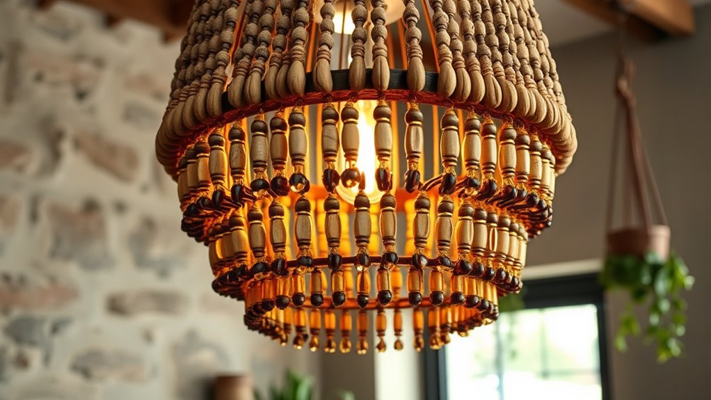 create personalized boho lighting