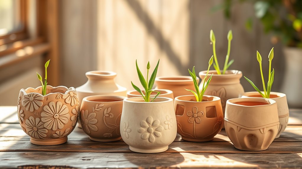 create personalized spring planters