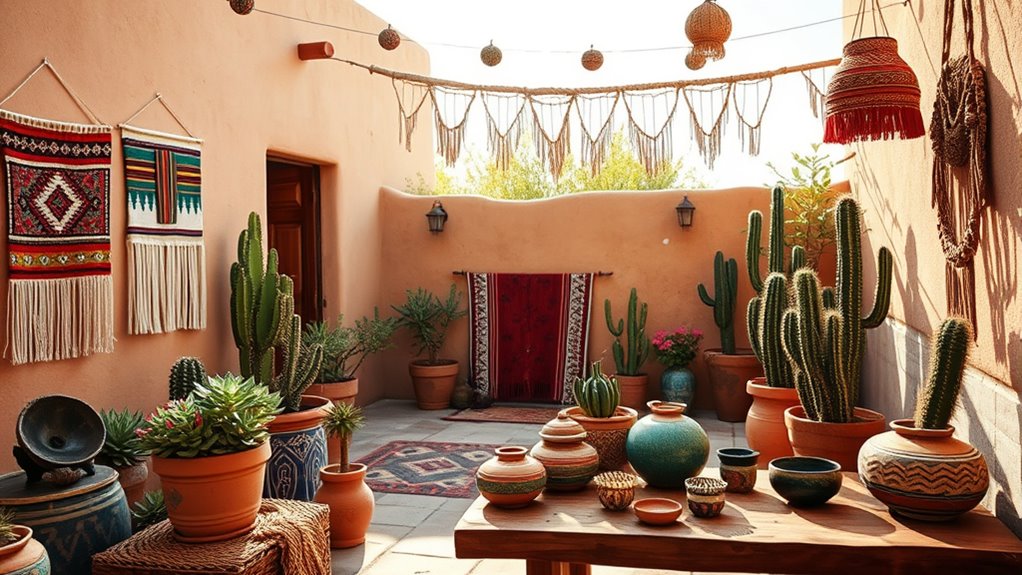 cultural vibrant handcrafted decor