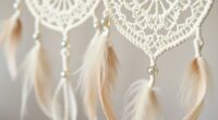 decorative crochet dreamcatchers with beads
