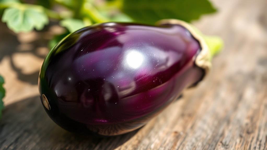 deep purple eggplant shades