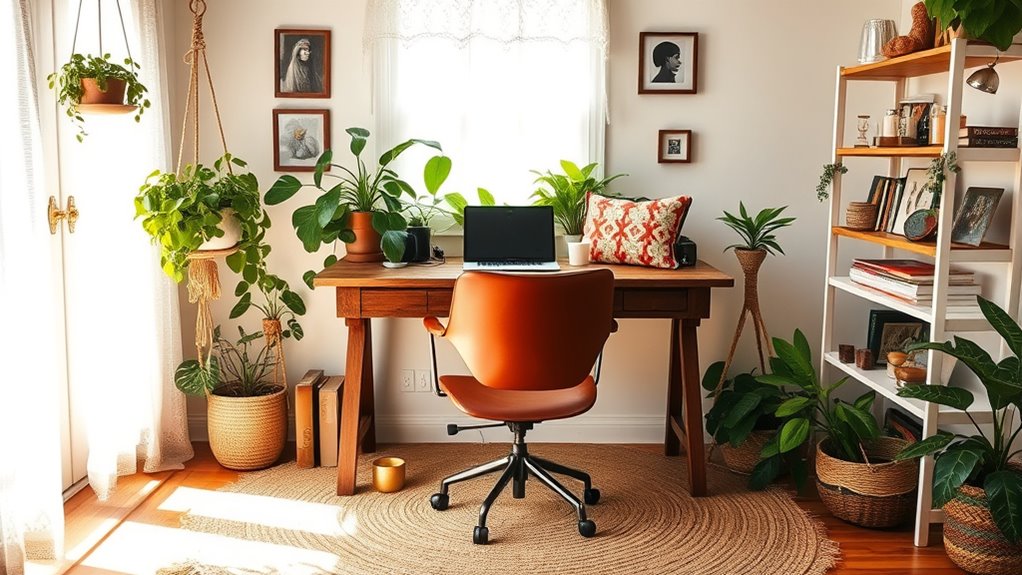 diy colorful textured workspace