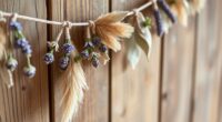 dried floral boho garland
