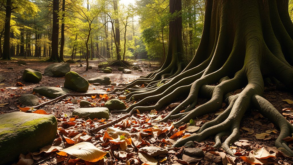 earthy tones evoke stability