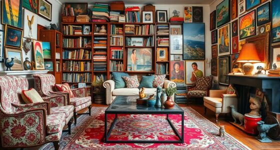 eclectic interior design curation