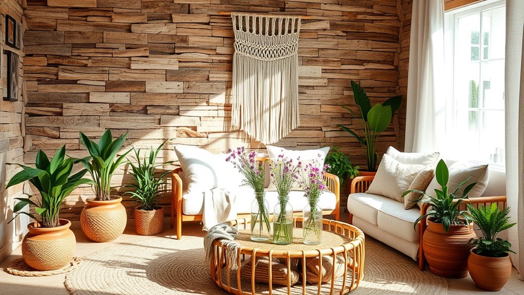 eco friendly boho home decor