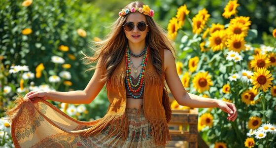 flower child fashion influence