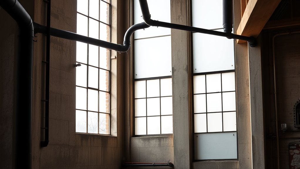 industrial style with warmth