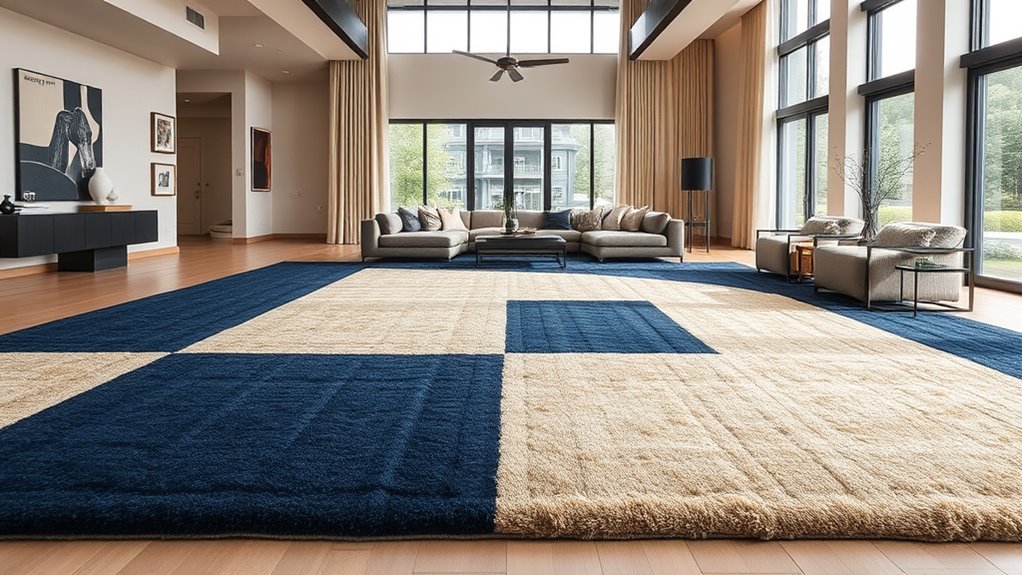 large textured patterned rugs