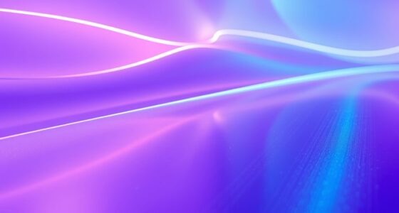 lavender and tech inspired hues