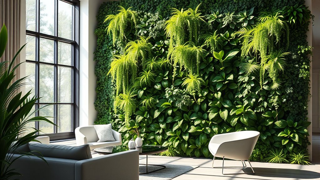 living walls and plant integration